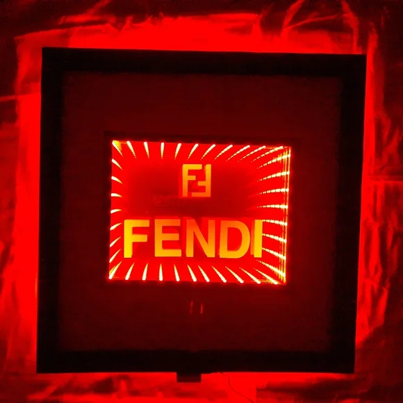 FENDI By Shaad Mother Pearl LED Infinity Mirror